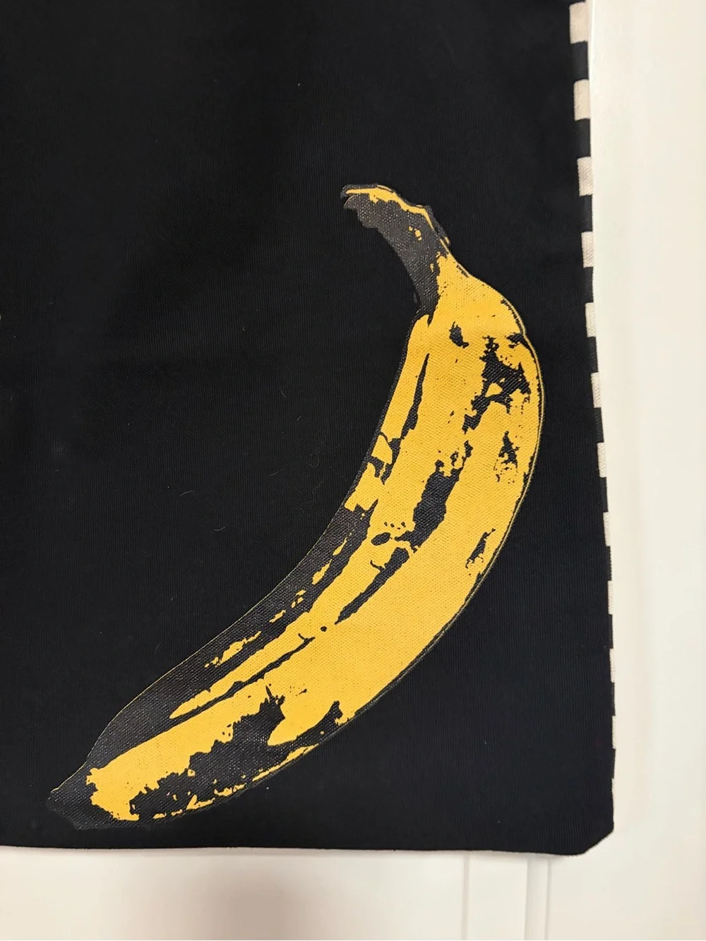 🎨🫟🍌Andy Warhol Banana & Stripes Tote Bag - Purchased @ NY Met Museum 🍌🎨🧑🏽‍🎨